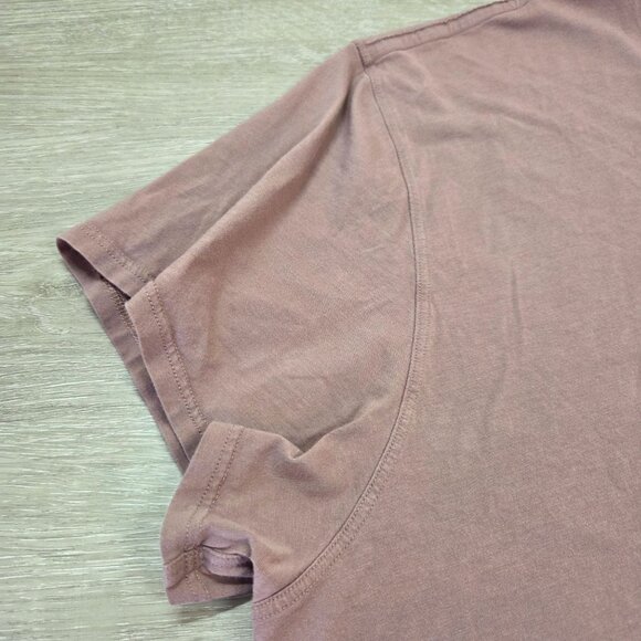 Lululemon All Yours Pima Cotton Short Sleeve T-Shirt Rose Womens Size 20 - Picture 8 of 16